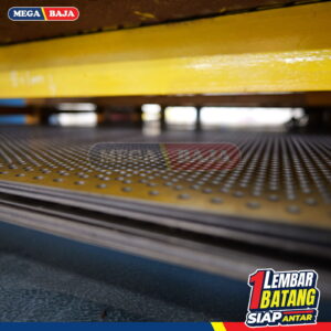 PLAT LOBANG S/S 304 4 X 8 X 1,2mm 10MM