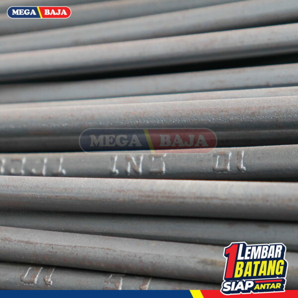 Besi Beton KS Polos 10 mm X 12 M | Tekuk TP 280