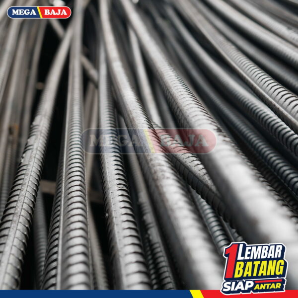 Besi Beton KS Ulir 16 mm X 12 M | Tekuk TS 420