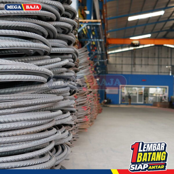 Besi Beton BPS Ulir 10 x 12 M Tekuk TS 280