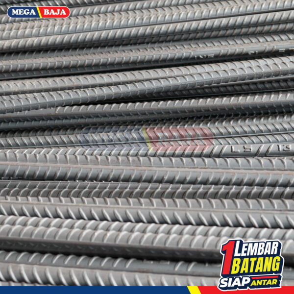 Besi Beton LS Ulir 16 mm X 12 M | Lurus TS 280