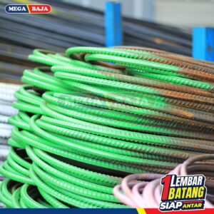 Besi Beton LTS Ulir 22 mm X 12 M | Lurus TS 420