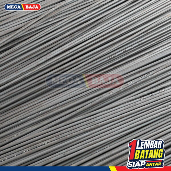 Besi Beton MS Polos 38 mm X 12 M | Lurus TP 280