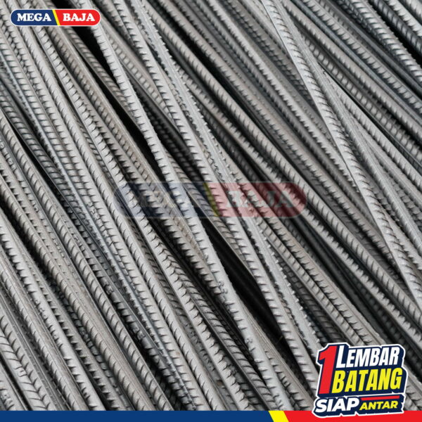 Besi Beton MS Ulir 10 mm X 12 M | Lurus TS 280