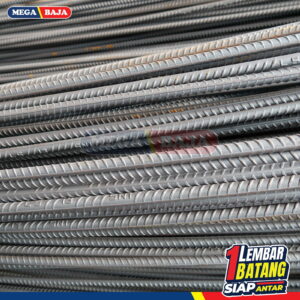 Besi Beton MS Ulir 16 mm X 12 M | Lurus TS 280