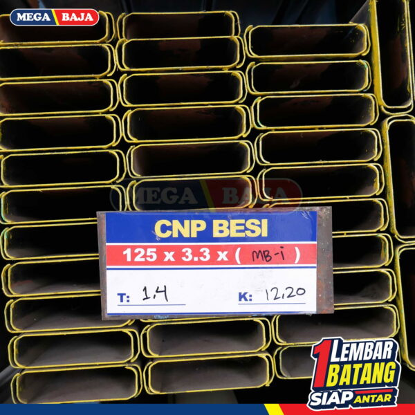 CNP Besi 125 mm x 35 mm x 6000 mm | Grade Biru