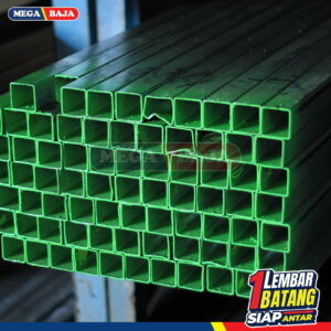 Hollo Hitam 25 mm X 25 mm X 6.000 mm | Grade Hijau