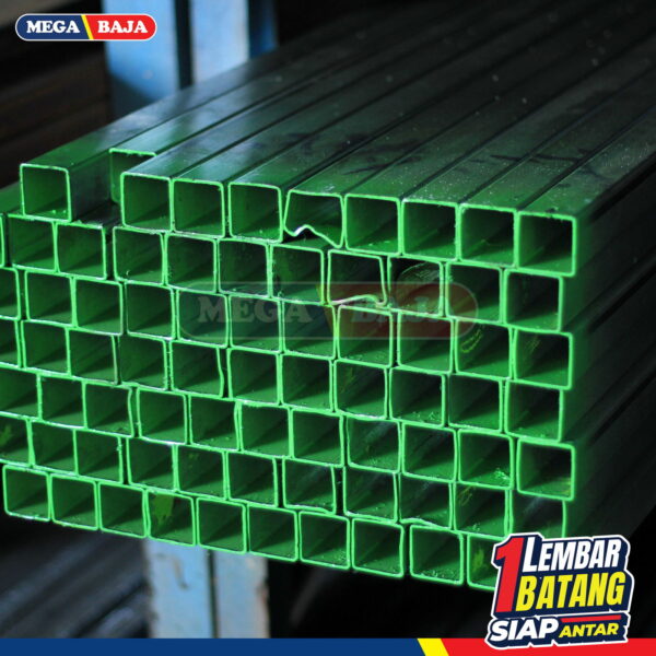 Hollo Hitam 25 mm X 25 mm X 6.000 mm | Grade Hijau