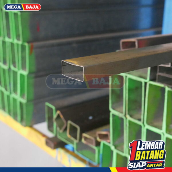 Hollo Hitam 125 mm X 125 mm X 6.000 mm | Grade Putih