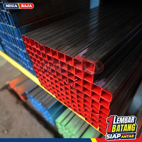 Hollo Hitam 15 mm X 35 mm X 6.000 mm | Grade Putih