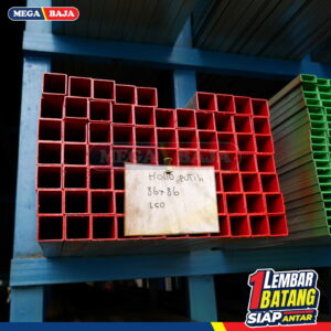 Hollo Galvanis 30 mm X 30 mm X 6.000 mm | Grade Biru