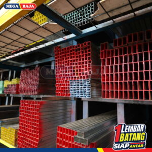 Hollo Hitam 200 mm X 200 mm X 6.000 mm | 2,50 mm