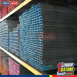 Hollo Galvanis 30 mm X 60 mm X 6.000 mm | Grade Hijau Apel
