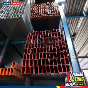 Hollo Hitam 200 mm X 200 mm X 6.000 mm | Grade Merah