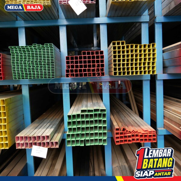 Hollo Galvanis 30 mm X 60 mm X 6.000 mm | Grade Merah