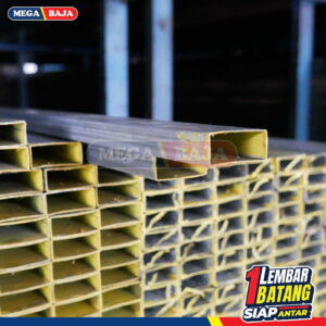 Hollo Galvanis 30 mm X 60 mm X 6.000 mm | Grade Orange