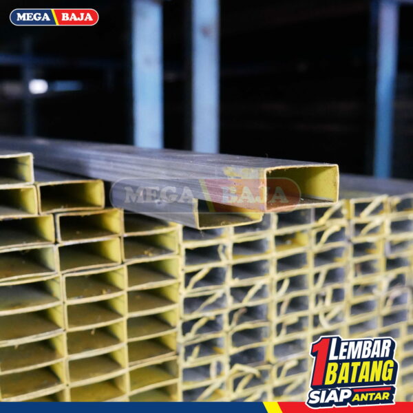 Hollo Galvanis 30 mm X 60 mm X 6.000 mm | Grade Orange