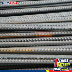 Besi Beton PSI Ulir 13 mm X 12 M | Tekuk TS 420