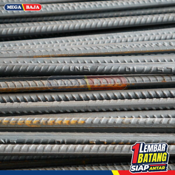 Besi Beton PSI Ulir 13 mm X 12 M | Tekuk TS 420