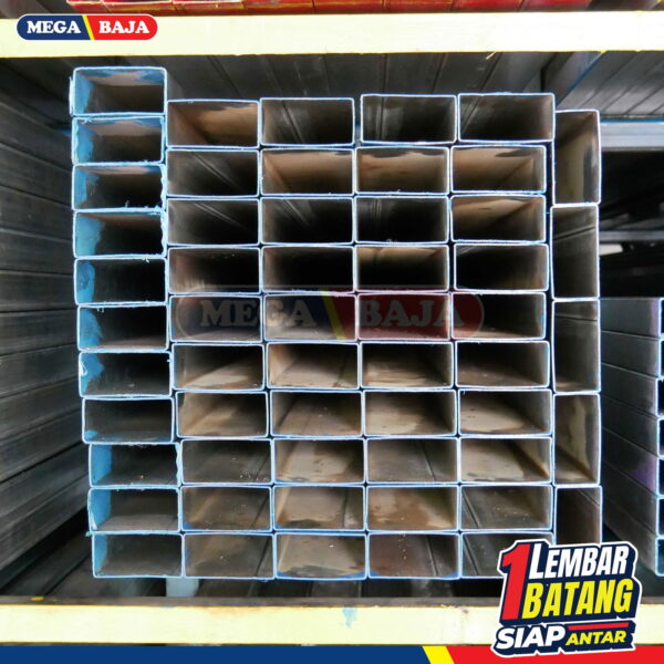 Hollo Galvanis 35 mm X 35 mm X 6.000 mm | Grade Hijau Apel