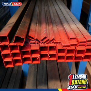 Hollo Galvanis 40 mm X 40 mm X 6.000 mm | Grade Merah