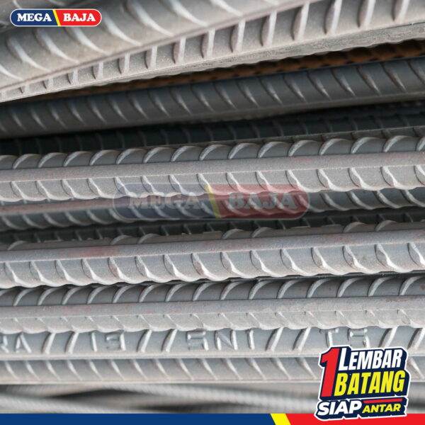 Besi Beton Perwira Ulir 10 mm X 12 M | Lurus TS 280