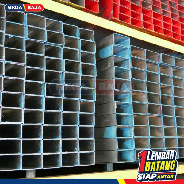 Hollo Galvanis 40 mm X 80 mm X 6.000 mm | Grade Hijau
