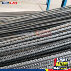 Besi Beton Perwira Ulir 10 mm X 12 M | Tekuk TS 280