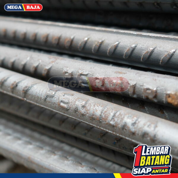 Besi Beton Perwira Ulir 10 mm X 12 M | Tekuk TS 420