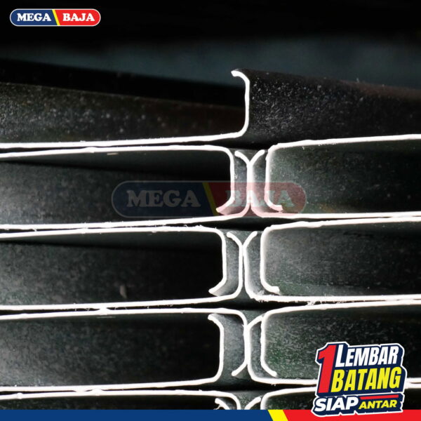 CNP Besi 250 mm x 75 mm x 6000 mm | Grade Hijau Muda