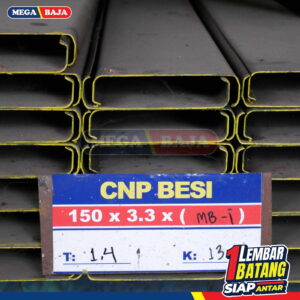 CNP Besi 70 mm x 33 mm x 6000 mm | Grade Hijau
