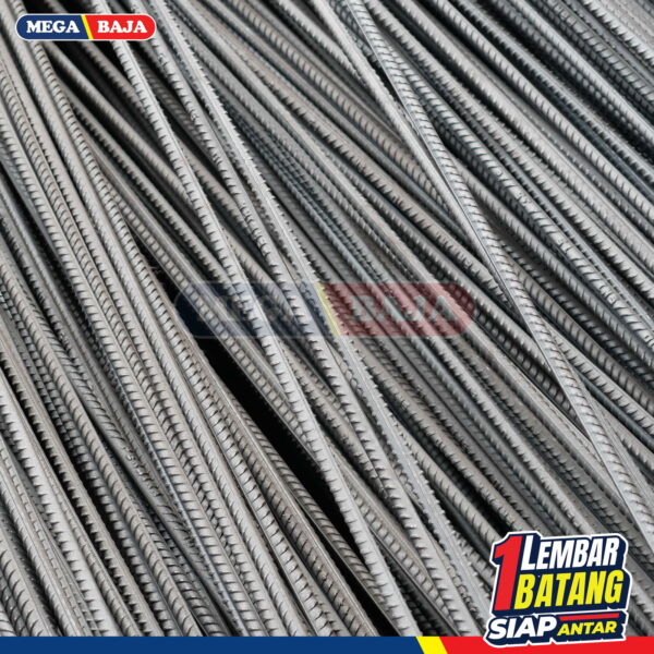Besi Beton Perwira Ulir 22 mm X 12 M | Tekuk TS 280