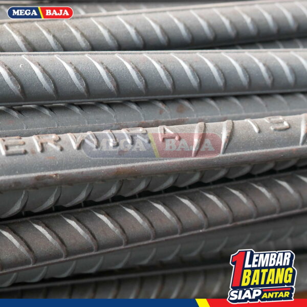 Besi Beton Perwira Ulir 25 mm X 12 M | Tekuk TS 420