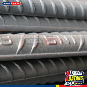 Besi Beton Perwira Ulir 29 mm X 12 M | Lurus TS 280