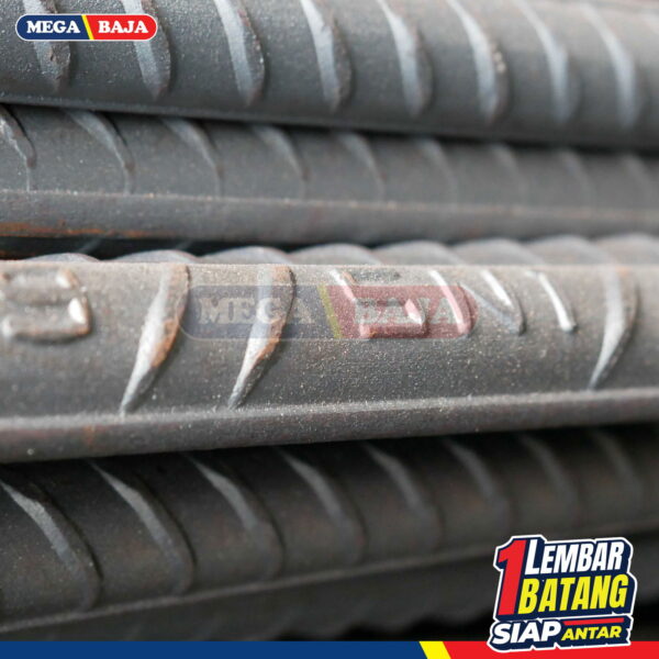 Besi Beton Perwira Ulir 29 mm X 12 M | Lurus TS 280