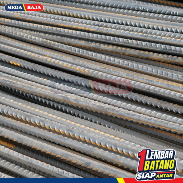 Besi Beton Perwira Ulir 29 mm X 12 M | Tekuk TS 280