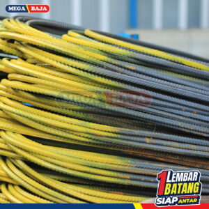 Besi Beton Perwira Ulir 36 mm X 12 M | Lurus TS 420