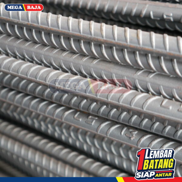 Besi Beton Perwira Ulir 8 mm X 12 M | Lurus TS 280