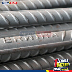 Besi Beton Perwira Ulir 8 mm X 12 M | Tekuk TS 280