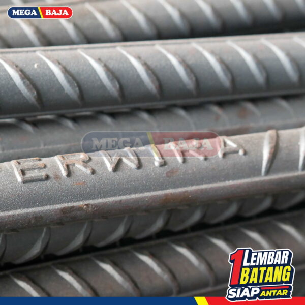 Besi Beton Perwira Ulir 8 mm X 12 M | Tekuk TS 280