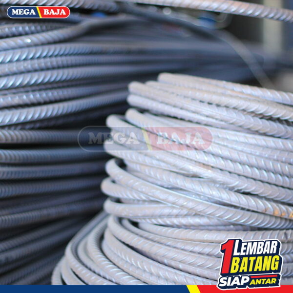 Besi Beton STD Ulir 10 mm X 12 M | Tekuk TS 280