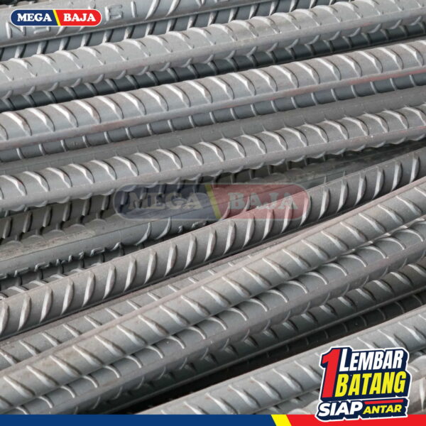 Besi Beton Ulir 12,80 x 12 m