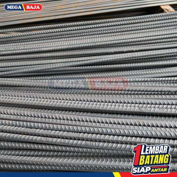 Besi Beton Ulir 13 mm X 12 M | Tekuk TS 280