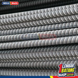 Besi Beton Ulir 13 mm X 12 M | Lurus TS 420