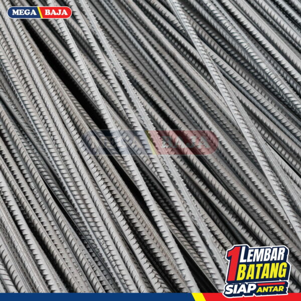 Besi Beton Ulir 25 mm X 12 M | Tekuk TS 280