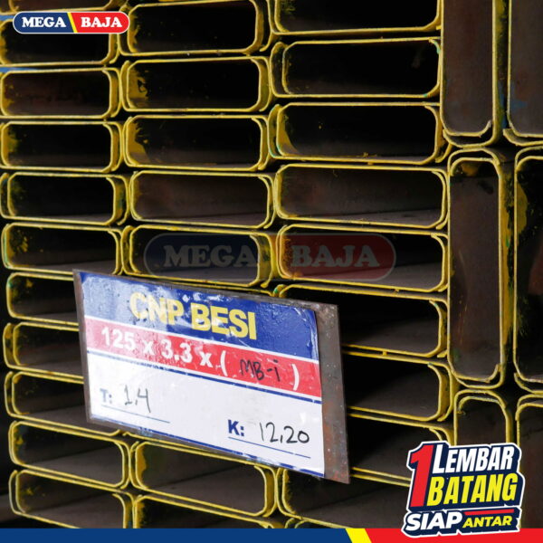 CNP Besi Cilegon Steel 100 mm x 47 mm x 6000 mm | Grade Hijau Muda