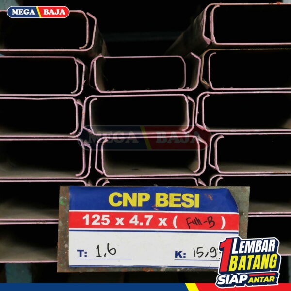 CNP Besi Cilegon Steel 100 mm x 50 mm x 6000 mm | Grade Hijau Muda