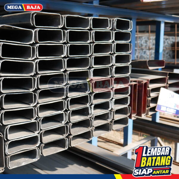 CNP Besi Cilegon Steel 100 mm x 50 mm x 6000 mm | Grade Orange