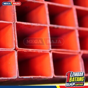 Hollo Hitam 35 mm X 35 mm X 6.000 mm | Grade Biru Muda