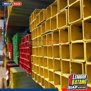 Hollo Galvanis 50 mm X 100 mm X 6.000 mm | Grade Hijau Muda